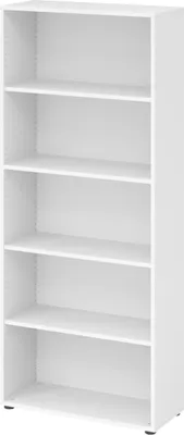 Produktbild von bümö basic Aktenregal - 5 Ordnerhöhen - Nachbildung: Weiß