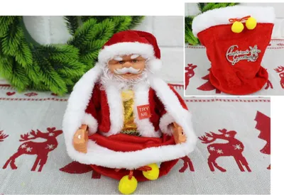 Zdjęcie produktu dla Dekoracja Świąteczna Mikołaj W Worku 16X14 Cm Ae-7172