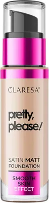 Produktbild von Claresa seidenmatte Foundation, bitte hübsch! 06 hellbraun 34gr.