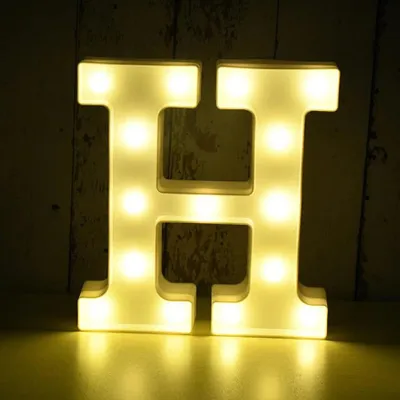 Immagine prodotto di Lettera 3D illuminata a LED, lettera da 22 cm H
