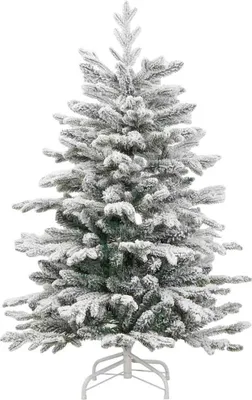 Image de vidaXL Sapin de Noël artificiel pliable Blanc 150 cm PE et PVC