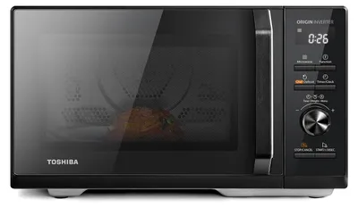 Produktbild von Toshiba MW3-AG20PE(BK) Mikrowellen mit Grill 20L 3-in-1 Mikrowellenherd, Chef-Ab