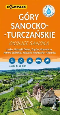 Immagine prodotto di Monti Sanocko-Turczańskie, area di Sanok - carta laminata 1:50 000