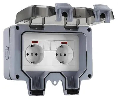 Immagine prodotto di Presa da esterno, impermeabile IP66, design migliorato, 220 V