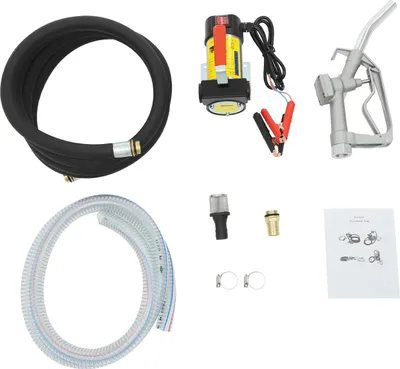 Produktbild von Dieselpumpe - Selbstansaugende Kraftstoffpumpe - Gehäuse aus Gusseisen - 200 W - Stoßfest und Langlebig - Für Diesel-Fahrzeuge