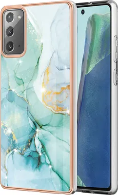 Image de Etui pour Samsung Galaxy Note 20, étui antichoc en TPU souple vert