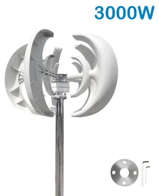 Obrázok produktu pre Vertikálna veterná turbína – veterný generátor – systém využívania veternej energie – turbína generátor – 12V, 3000W