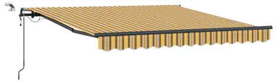 Produktbild von vidaXL Markisenstoff mit Mehrfarbig 350 x 250 cm Polyester