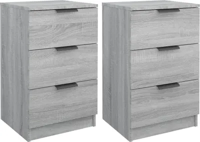 Zdjęcie produktu dla VidaXL 817054, Dąb, Drewno, 400 mm, 360 mm, 650 mm, 2 szt.