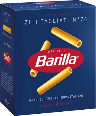Produktbild von 28x Pasta Barilla - Ziti Tagliati N.74 - 500g - Italienische Nudeln