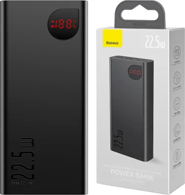 Image de Baseus PPAD070101 Lithium-Ion (Li-Ion) 20000 mAh Noir