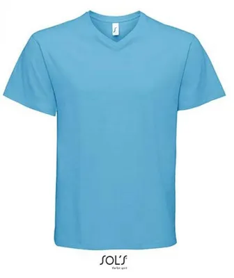 Produktbild von SOLs 11150 | V-Neck Herren Kurzarm T-Shirt Victory - Farbe: Aqua - Größe: 3XL