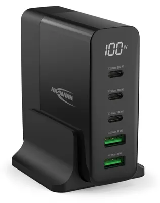 Zdjęcie produktu dla Ansmann DC5140PD, Wewnętrzna, USB, Czarny