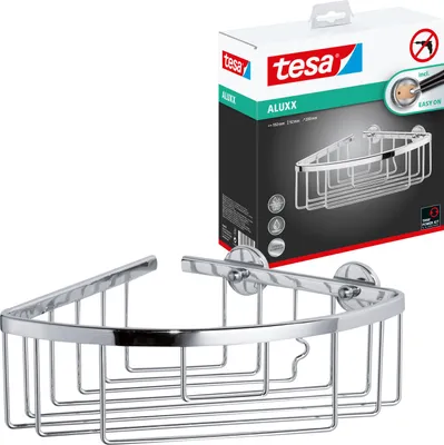 Produktbild von tesa Duschregal Duschablage Ecke Eckregal Duschecke Badregal ohne BohrenNeu