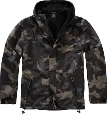 Produktbild von Brandit Windbreaker Frontzip Jacke, dunkles camouflage, 6XL