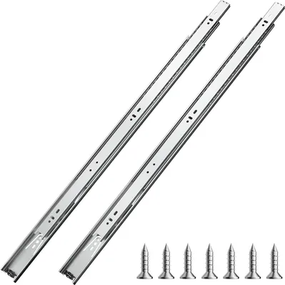 Immagine prodotto di Guide per cassetti Guide per cassetti con montaggio laterale 600 mm 10 coppie 45 kg