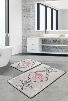 Obrázok produktu pre Mijolnir, Rosas- CHL2475, farebné, Kúpeľňové rohože, 700 gr/m², 100% zamatová tkanina
