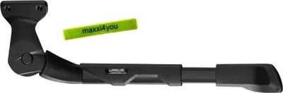 Produktbild von Fahrrad Hinterbauständer King Evo mit 40mm Platte - schwarz inkl. maxxi4you Reflexband