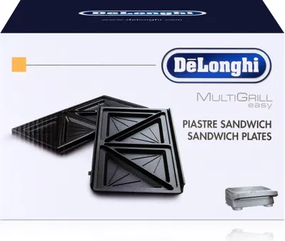 Productafbeelding van Delonghi DLSK154 MultiGrill, verwisselbare bakplaten voor sandwiches, geschikt voor modellen SW12 en SW13