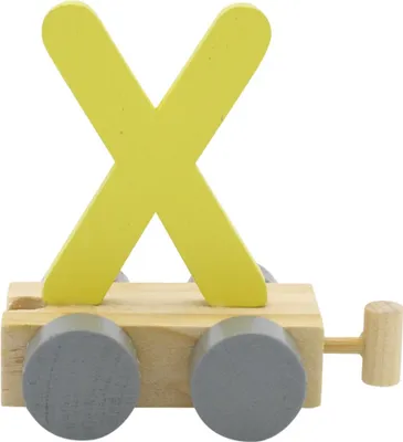 Produktbild von Charl's Toys Buchstabe Zug X Gelb | Buchstaben