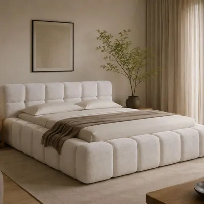 Zdjęcie produktu dla Łóżko tapicerowane NUBO Premium 180x200 cm z pojemnikiem na pościel - PERFECT HARMONY 02