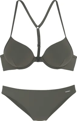 Produktbild von Bruno Banani Push-Up-Bikini oliv Größe 34 Cup C