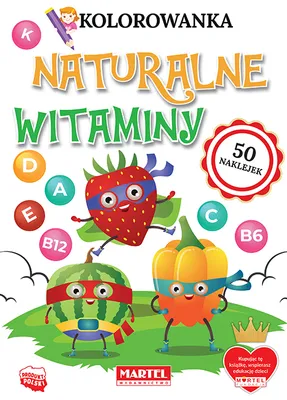 Immagine prodotto di Naturalne Witaminy. Kolorowanka Z Naklejkami