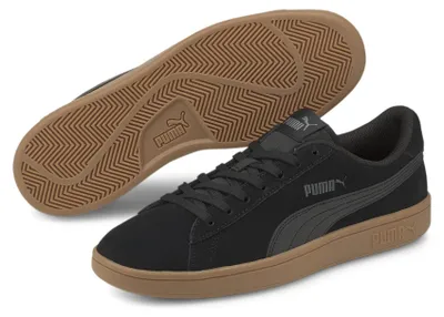 Produktbild von PUMA Smash v2, Uni, Erwachsener, Modische Sneakers, Schwarz, Einfarbig, Schnürverschluss