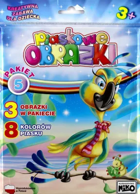 Produktbild von Sandbilder-Paket 5 (Papagei, Pferd, Schmetterling) 6452