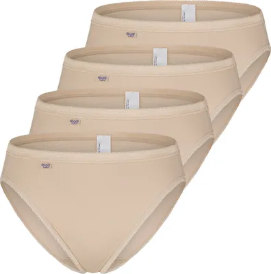 Produktbild von sloggi 4er Pack Basic+ Tai Slip Perfekter Sitz, Mit feinen Details, Angenehm auf der Haut