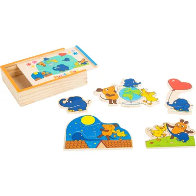 Produktbild von Die Maus Puzzle-Box mit dem Elefanten
