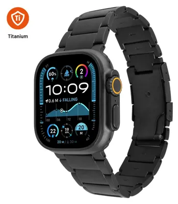 Obrázek produktu pro Titanový řemínek FIXED Titanium Strap pro Apple Watch 44/45/46/49mm – Přírodní Titan