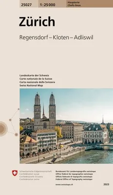 Immagine prodotto di Swisstopo 1 : 25 000 Zurigo