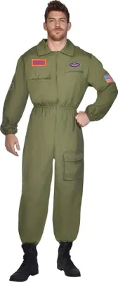 Produktbild von Kampfjet Pilot Overall Herrenkostüm