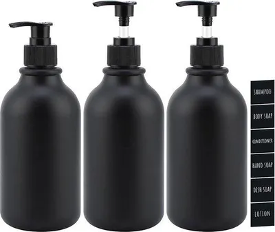 Obrázok produktu pre Dávkovač mydla 500 ml, s možnosťou doplnenia, plastová fľaša do kuchyne a kúpeľne