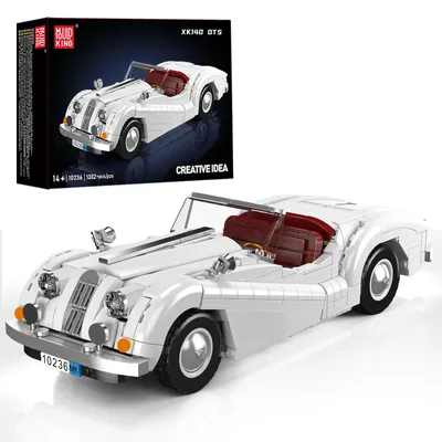 Immagine prodotto di Mould King 10236, modello MOC Technik, auto sportiva vintage cabrio, set di costruzioni con mattoncini, modello di auto d'epoca, set di costruzioni con mattoncini per ragazzi/adulti, collezionisti (1302+ pezzi) – WX10236