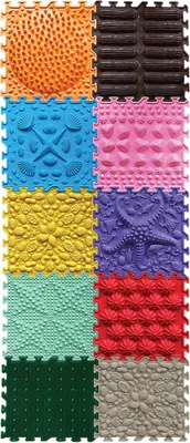 Imagen del producto de Alfombrilla sensorial para niños, con 10 piezas (Morning Miracle)