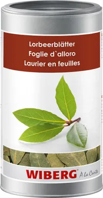 Immagine prodotto di Foglie di alloro Wiberg intere dal sapore profondamente aromatico Latta 60g