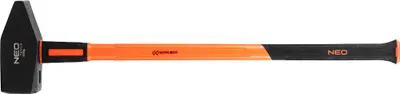 Obrázok produktu pre Stolárske kladivo NEO TOOLS, rukoväť zo sklených vlákien, ergonomická pogumovaná rukoväť, kovaný hriadeľ, brúsený, indukčne kalený, certifikáty GS a Rheinland, DIN 1193 (10 kg)