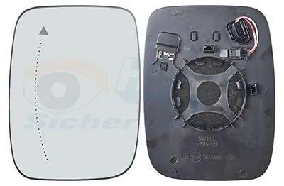 Immagine prodotto di VAN WEZEL Specchietto retrovisore esterno sinistro per RENAULT Trafic III Furgone (FG) Asferico Riscaldabile 4423835