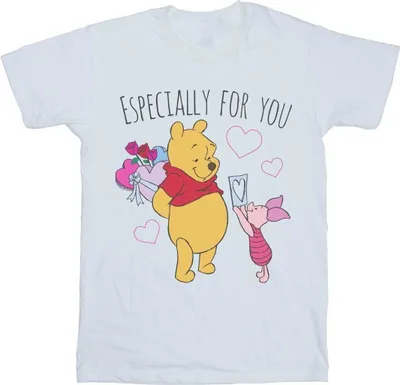 Produktbild von Disney - "Valentines Gift" T-Shirt für Damen BI51623 (5XL) (Weiß)