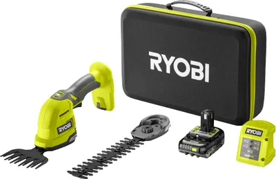Produktbild von Ryobi RY18GSA-120T 2-in-1-Schere und Former, 18 V, 1 x 2 Ah Akku