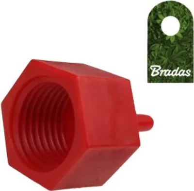 Produktbild von Nadel für Manometer mit Innengewinde 1/4" Kunststoff Druckmessung Bradas 7560