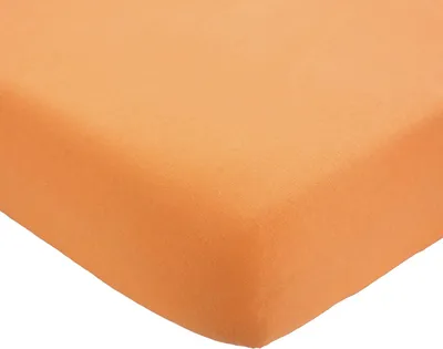 Imagen del producto de Sábanas para bebés - 100% algodón - Certificación  Standard 100 - Tejido elástico de punto - Color melocotón - 70 x 140 cm