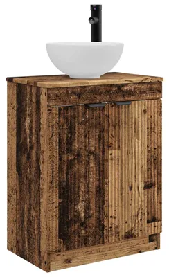 Obrázok produktu pre vidaXL Kúpeľňová skrinka s umývadlom z recyklovaného dreva 54 x 35 x 83 cm