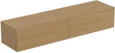 Produktbild von Schubladenfront CONCA rechts für WTU, 980x356mm Eiche hell Eiche hell