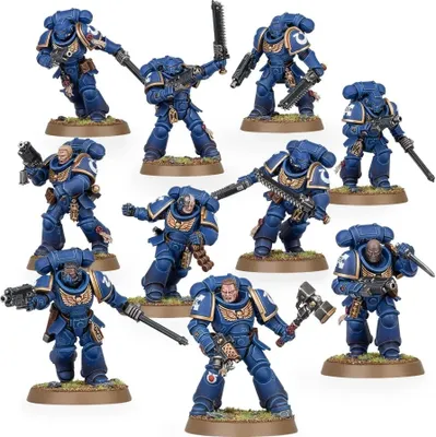 Produktbild von Games Workshop Space Marines: Assault Intercessors, Sammlerfigur, Kartenspiel