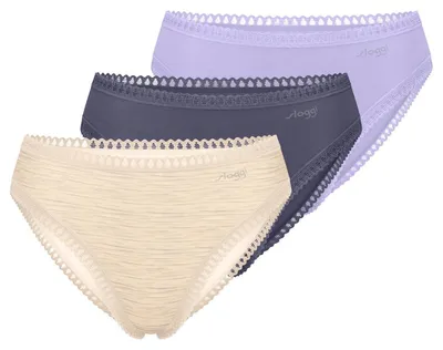 Zdjęcie produktu dla Sloggi GO Crush High Leg C3P, kolor: liliowy - zestaw bielizny