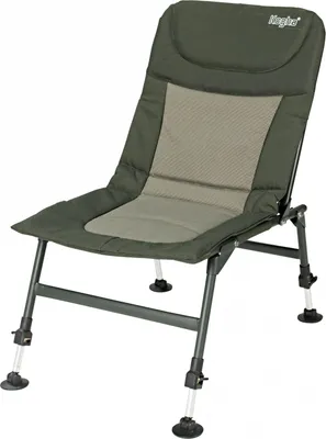 Produktbild von Karpfenstuhl Master gepolstert strapazierfähig höhenverstellbar bis 100kg, Sitz 40x47cm, Rücken 47x49cm, Schlammfüße