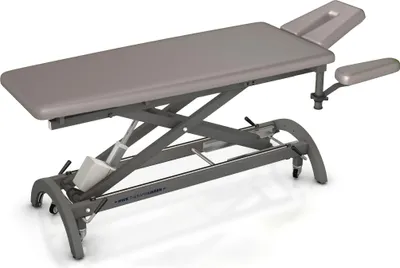 Produktbild von HWK Therapieliegen Elektrische Therapieliege "Impuls E4", 80 cm, Chrom, Graualuminium
